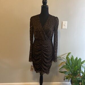 Le Château Chocolate Lace Dress